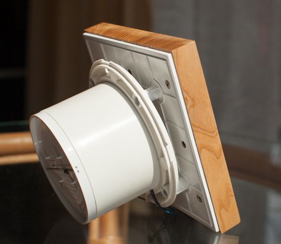 Вентилятор накладной сверхтонкий MMotors JSC MMP-09 100/90 куб/ч Дерево/Ясень натуральный