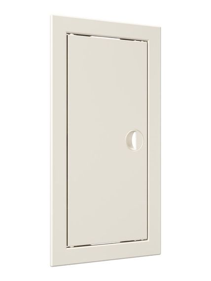 Люк ревизионный ЛР фланец 146х296 ручка 168х318 пластик Ivory EVECS