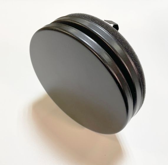 Диффузор шумоподавляющий стальной приточный Airone TFF 100 Black Matte
