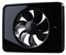 Накладной вентилятор FRESH Intellivent Black (Таймер, Датчик влажности, Программируемый, Сенсорное управление)