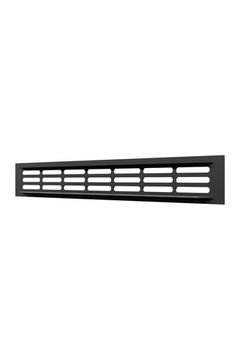 Решетка вентиляционная DP AL переточная 300x42 алюминий Matt black ERA