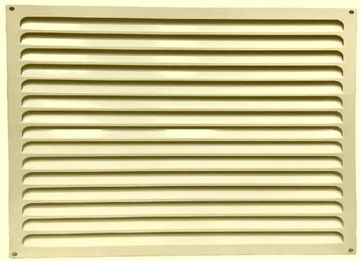 Решетка металлическая бежевая 500х400мм 5040РМСЛ