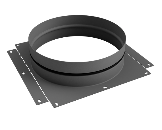 Соединение коллектора/плоскоканального воздуховода AirDS 250 мм (серое)