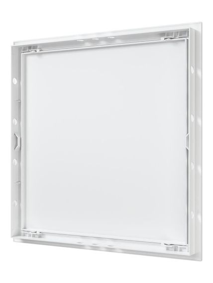 Люк ревизионный AD фланец 346х346 нажимной 368х368 пластик AURAMAX