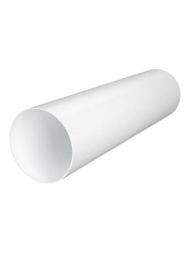 Воздуховод ВП D125 L1м пластик ERA