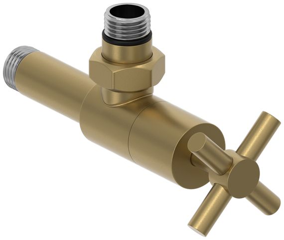Вентиль Сунержа угловой крест (G 1/2" НР х G 1/2" НР)