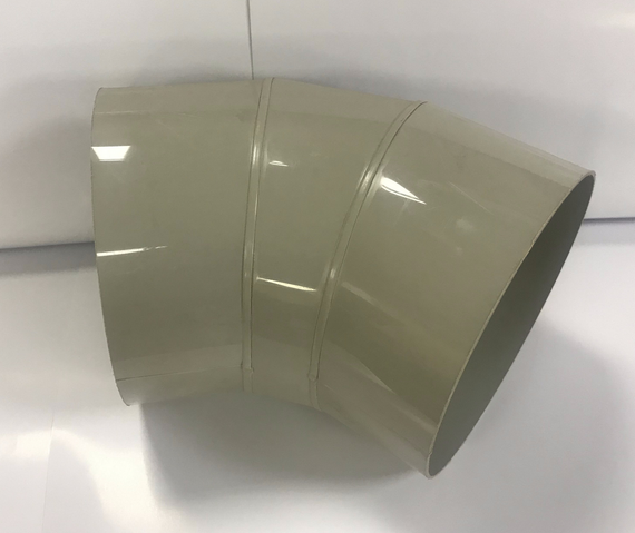 Колено 45 градусов 200 мм полипропилен