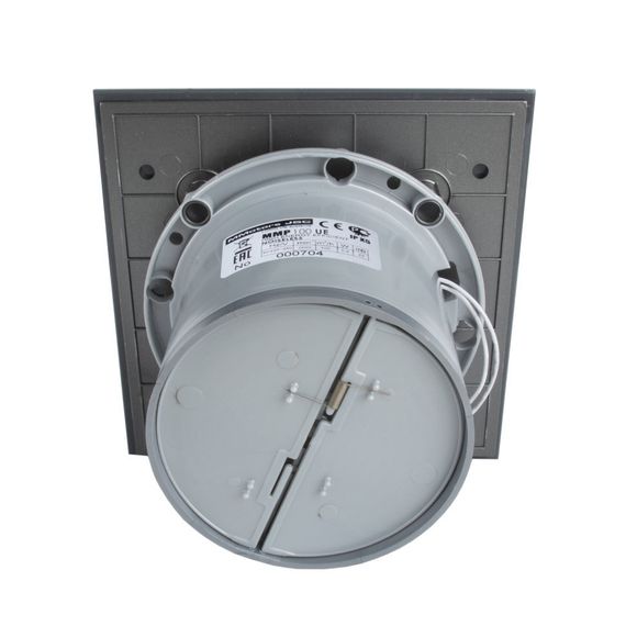 Вентилятор накладной сверхмощный MMotors JSC MMP-06 100/169 куб/ч Стекло/Квадрат Темно Серый