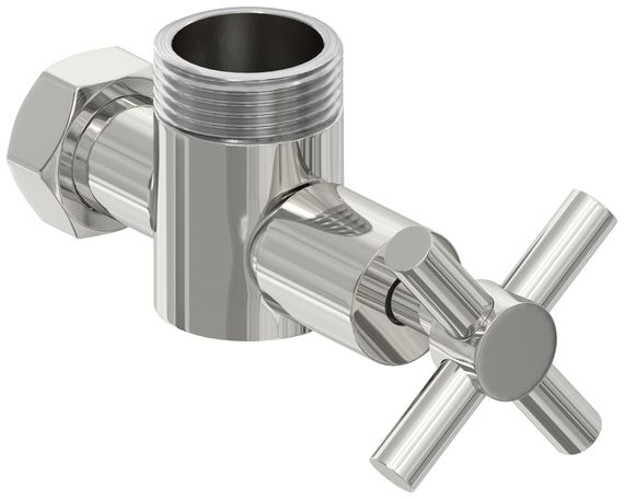 Вентиль Сунержа угловой крест (G 1" НР х G 3/4" НГ)