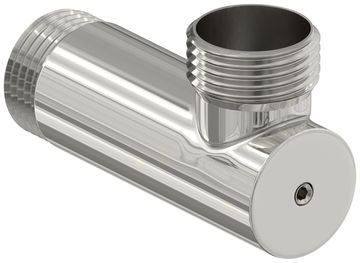 Уголок со спускным клапаном Сунержа переходной (G 1" НР х G 1" НР)