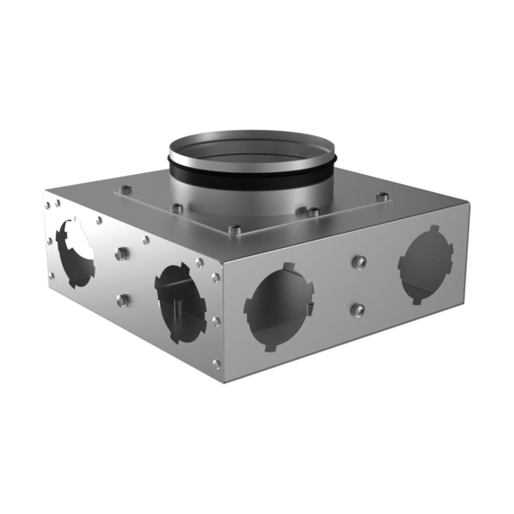 Provent KVF 125/75×6 коллектор металлический концевой на 6 выходов