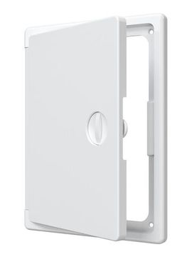 Люк ревизионный ЛТП накладной ручка-задвижка 150х200 пластик EVECS