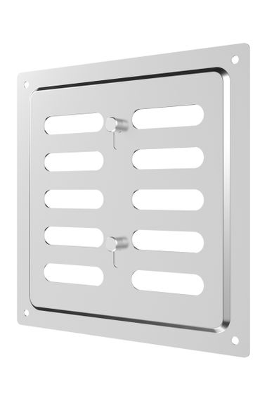 Решетка вентиляционная MER регулируемая 150x154 окраш.сталь Chrome ERA