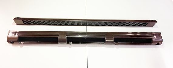 Оконный приточный клапан Ventec VT 123 RAL 8017 с контролем потока воздуха