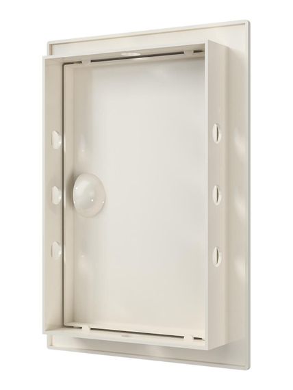 Люк ревизионный ЛР фланец 98х148 ручка 122х172 пластик Ivory EVECS