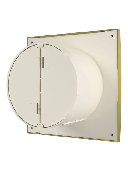 Вентилятор накладной AURA D125 обратный клапан Gold DICITI