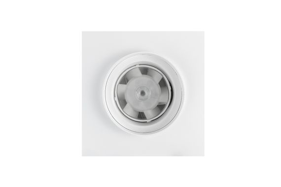 Диффузор теневой Visioner TDPP100W/90 белый/белая крышка, с приточно-вытяжным вентилятором под плитку с регулировкой потока воздуха D100 мм