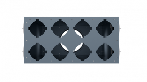 Flexag CMP-FLD 160/75x8 вентиляционный коллектор, D160, на 8 выxодов FLD