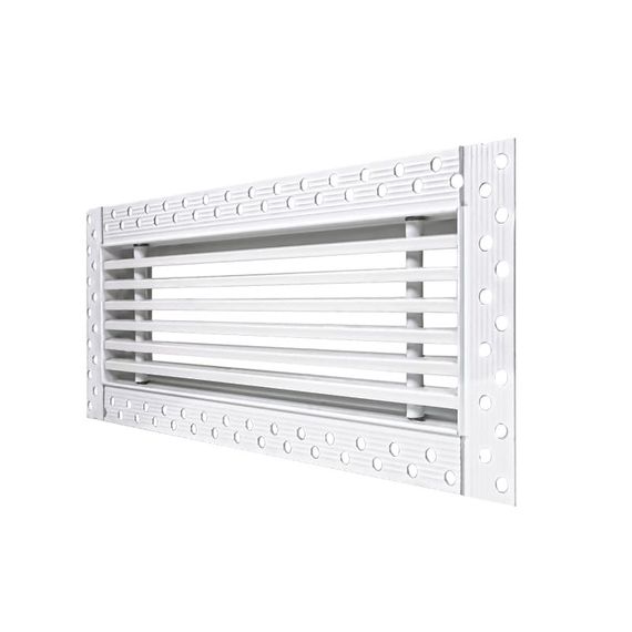 Дизайнерская съемная решетка для скрытого монтажа Brofer FUTURE-15 300x125 белая