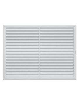 Решетка вентиляционная RZN сетка разъемная 400х300 пластик ERA