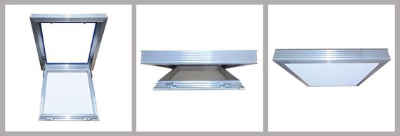 Люк под натяжной потолок ГОРИЗОНТ 300х300 мм универсальный