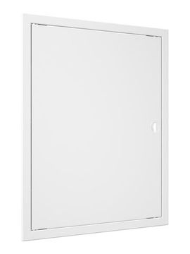 Люк ревизионный ЛР фланец 396х496 ручка 418х518 пластик EVECS