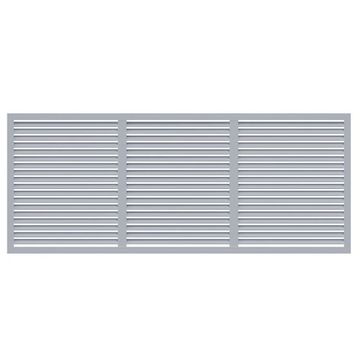 Экран радиаторный ПР фланец 600х1500 пластик Gray ERA