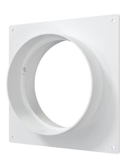 Площадка торцевая SKNP фланец D125 соединитель 165х150 пластик ERA