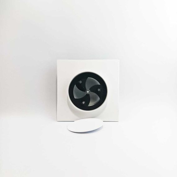 Диффузор теневой Visioner TDGK125 под гипсокартон с регулировкой потока воздуха D125 мм