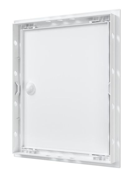 Люк ревизионный ЛР фланец 246х296 ручка 268х318 пластик EVECS